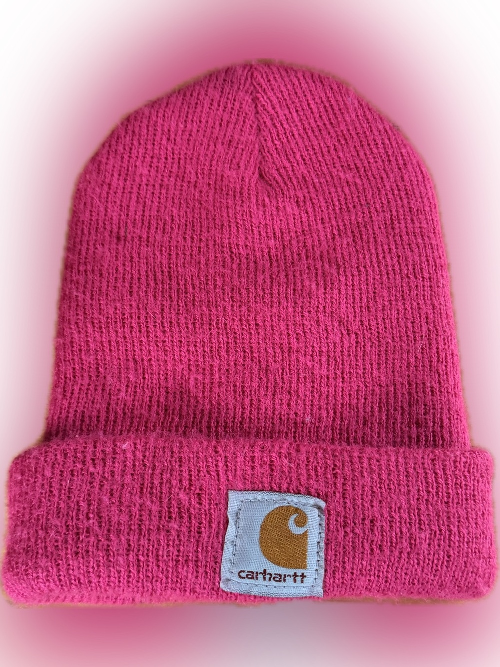 Carhartt Kids Bright Pink Knit Cuffed Beanie